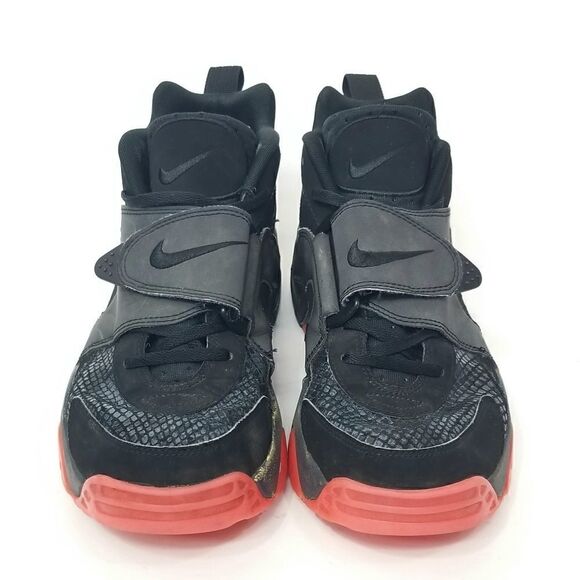 NIKE AIR VEER "Premium" Black Anthracite Atomic Red Sneakers Trainers Size 10.5 - Picture 3 of 11